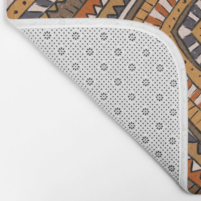 Symmetrical Pattern Bath Mat Gallery Image 2