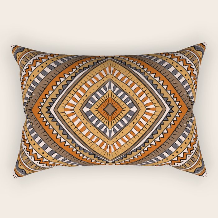 Symmetrical Pattern Rectangular Pillow Gallery Image 1