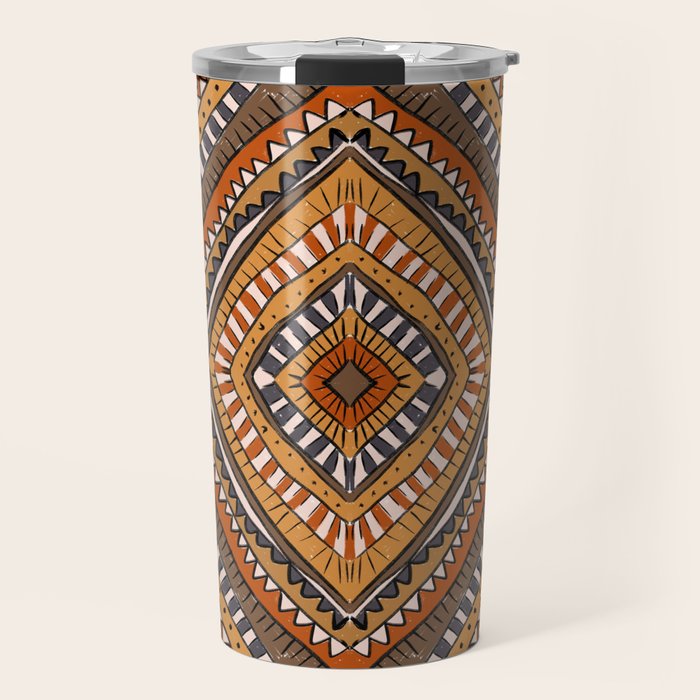 Symmetrical Pattern Travel Mug Gallery Image 1
