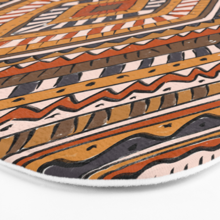 Symmetrical Pattern Bath Mat Gallery Image 3
