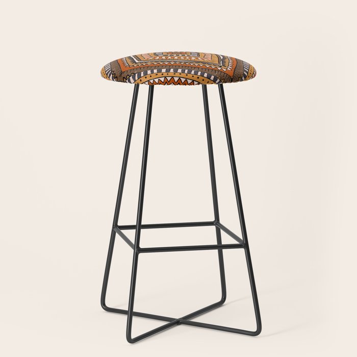 Symmetrical Pattern Stool Gallery Image 1