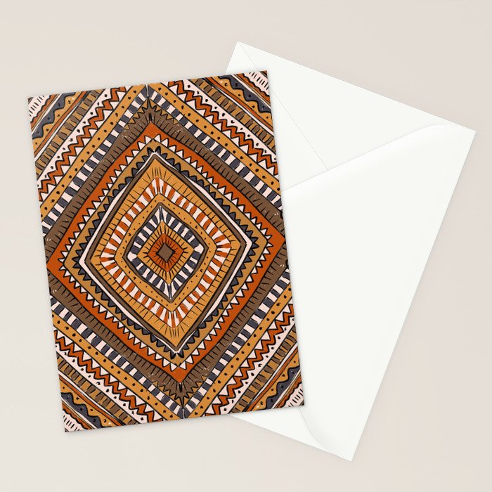 Symmetrical Pattern Stationery Card Gallery Image 2