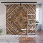 Symmetrical Pattern Wall Mural Gallery Image 1