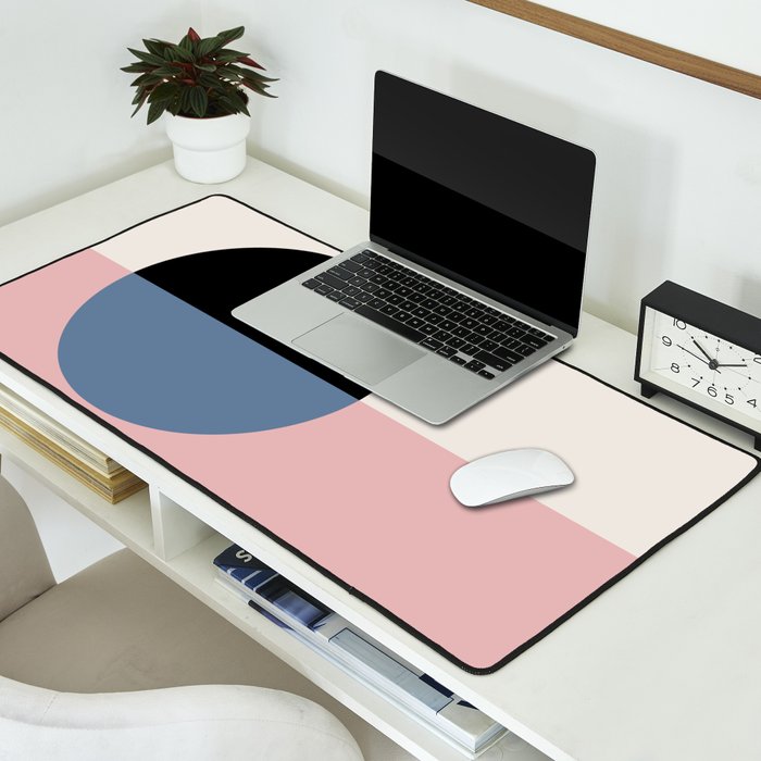 Color Block Abstract XVI Desk Mat Gallery Image 2