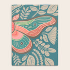 Moth Floral | Teal Notebook Gallery Image 4