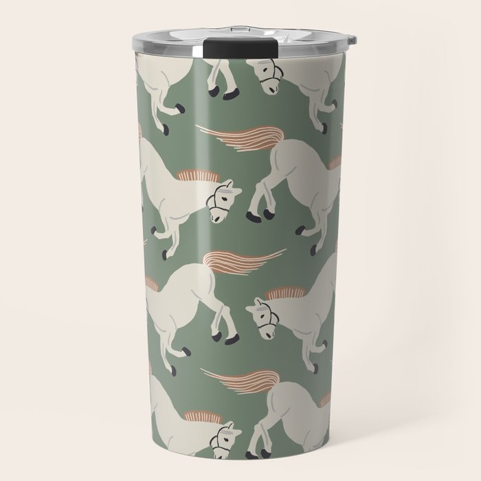 Horses Travel Mug Gallery Image 1