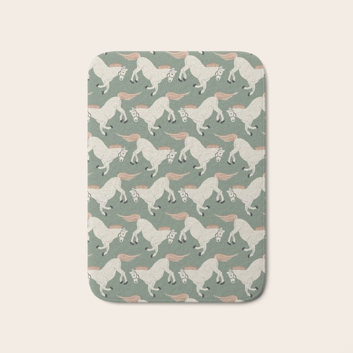 Horses Bath Mat Gallery Image 1