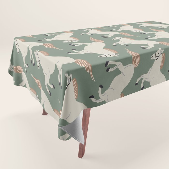 Horses Tablecloth Gallery Image 1