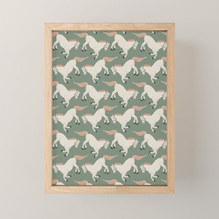 Horses Mini Art Print Gallery Image 1