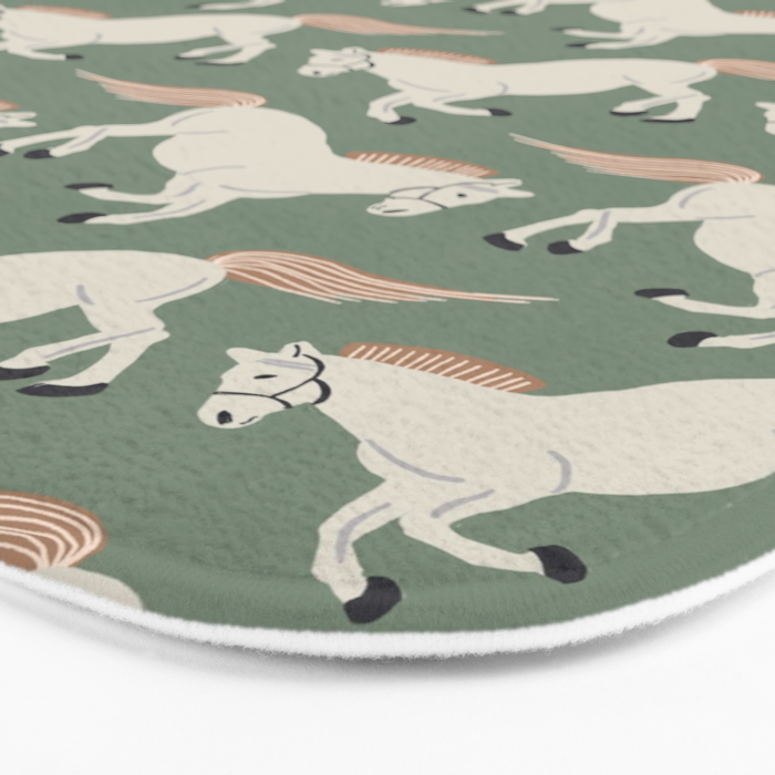 Horses Bath Mat Gallery Image 3