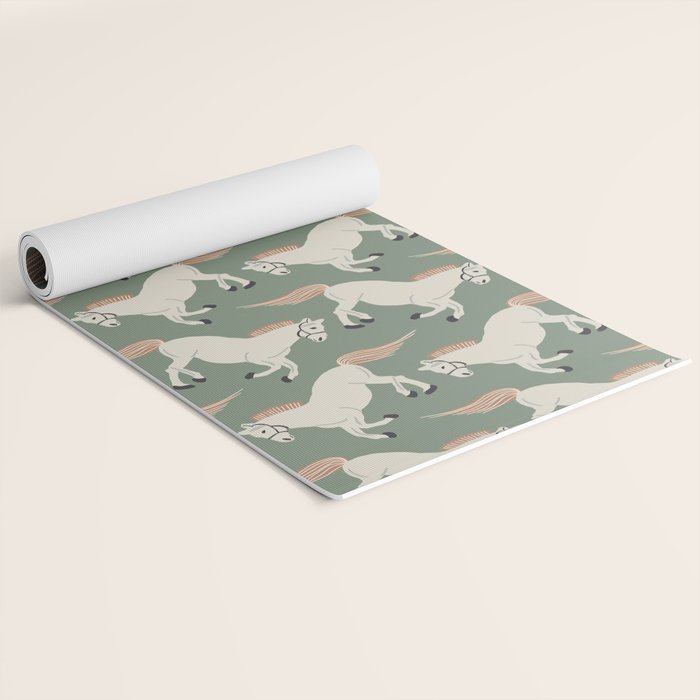 Horses Yoga Mat Gallery Image 2
