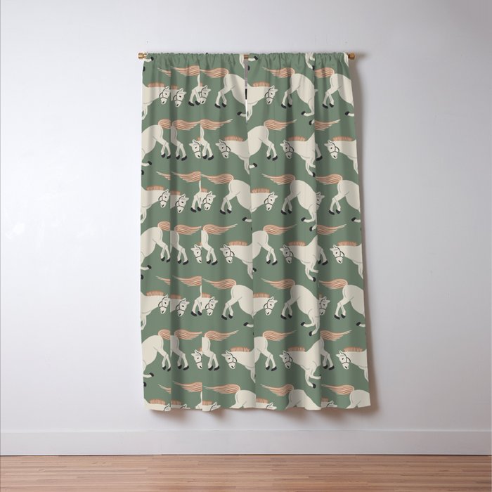 Horses Window Curtain Gallery Image 3