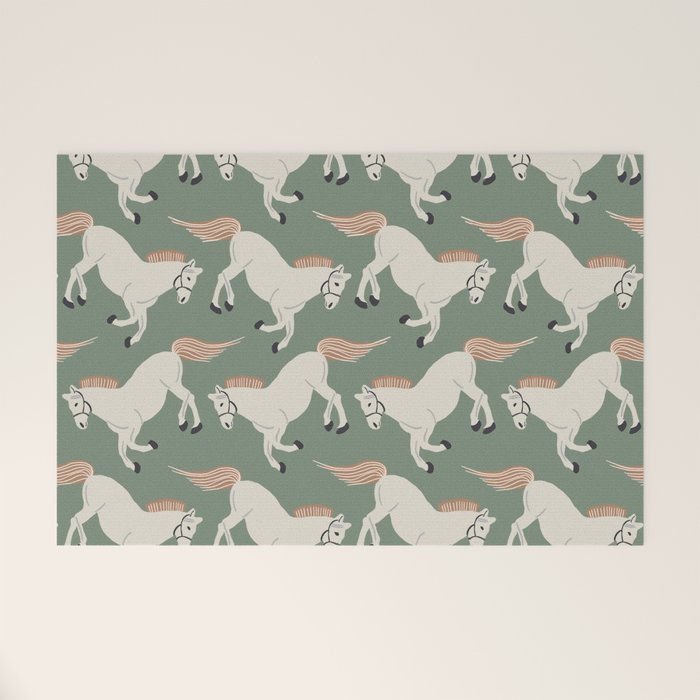 Horses Welcome Mat Gallery Image 1