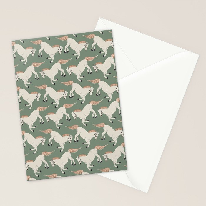 Horses Stationery Card Gallery Image 2
