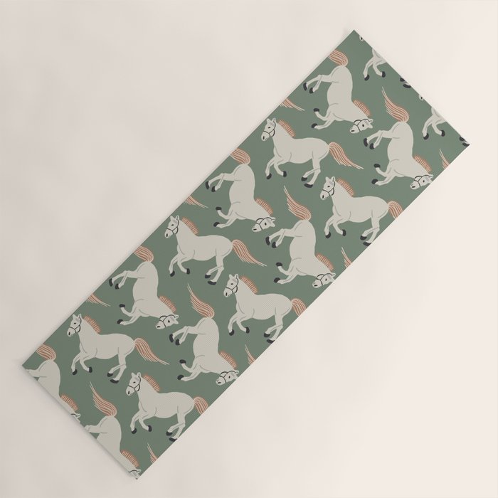 Horses Yoga Mat Gallery Image 1