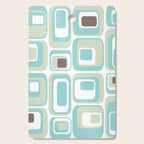 Retro Rectangles Mid Century Modern Geometric Vintage Style Cutting Board Gallery Image 1