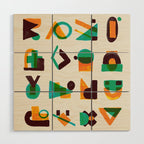 Shape of thoughts Wood Wall Art Gallery Image 1