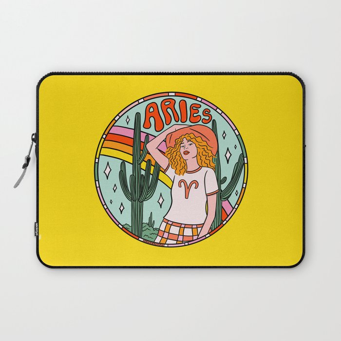 Aries Cowgirl Laptop Sleeve Gallery Image 1