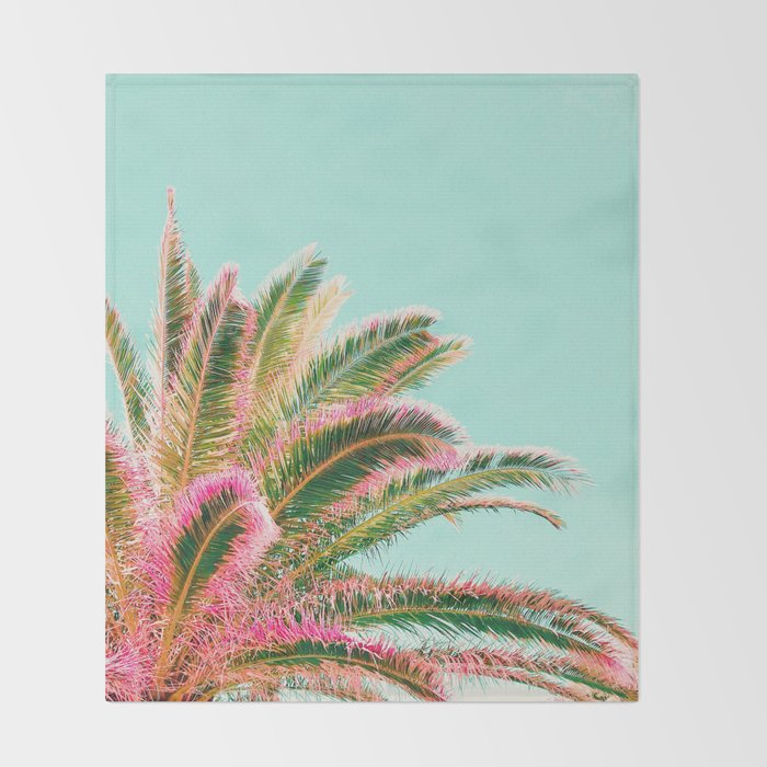 Fiesta palms Throw Blanket Gallery Image 2