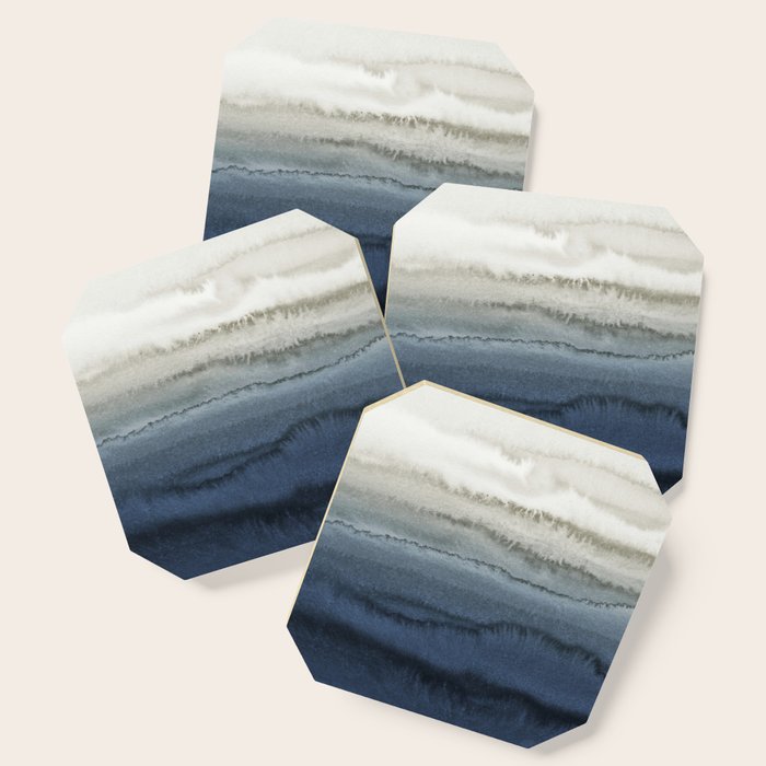 WITHIN THE TIDES - CRUSHING WAVES BLUE Coaster Gallery Image 1