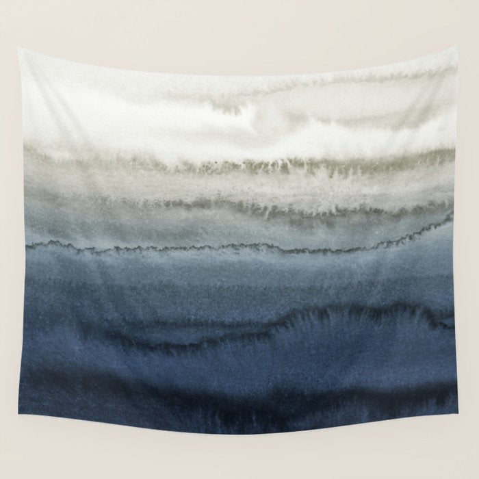 WITHIN THE TIDES - CRUSHING WAVES BLUE Wall Tapestry Gallery Image 4