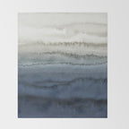 WITHIN THE TIDES - CRUSHING WAVES BLUE Throw Blanket Gallery Image 2