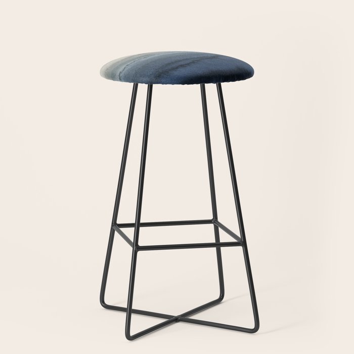 WITHIN THE TIDES - CRUSHING WAVES BLUE Stool Gallery Image 1