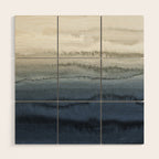 WITHIN THE TIDES - CRUSHING WAVES BLUE Wood Wall Art Gallery Image 1