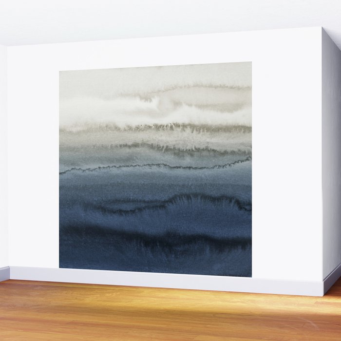 WITHIN THE TIDES - CRUSHING WAVES BLUE Wall Mural Gallery Image 2