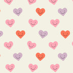 Happy love heart face doodle pattern Coffee Mug Gallery Image 2