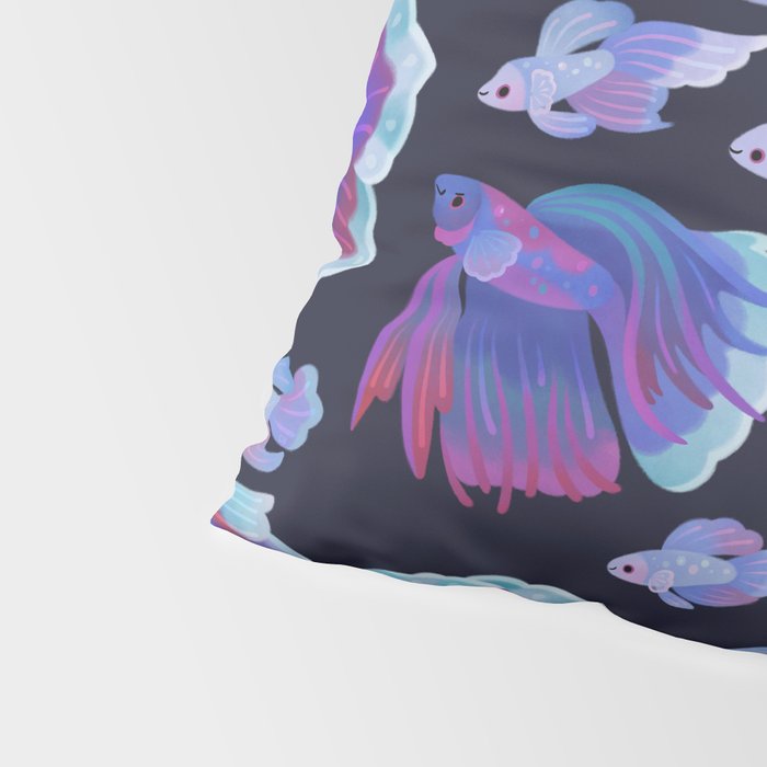 Blue Betta Pillow Sham Gallery Image 4