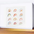 Pastel Rainbows Wall Mural Gallery Image 2