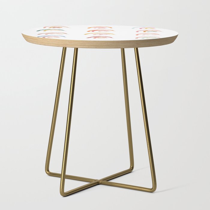 Pastel Rainbows Side Table Gallery Image 1