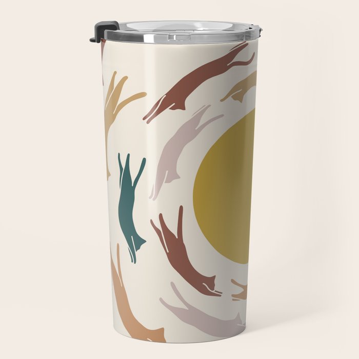 Cat Landscape 166 Travel Mug Gallery Image 3