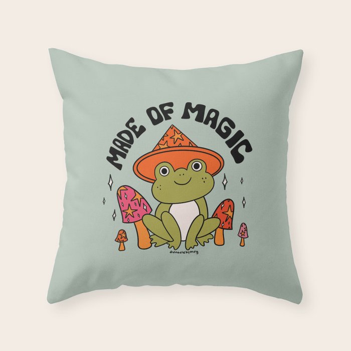 Made of Magic Throw Pillow Gallery Image 1