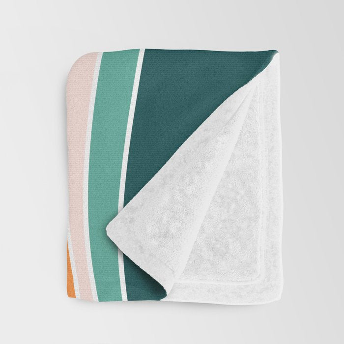 Abstract Landscape 23A Throw Blanket Gallery Image 3