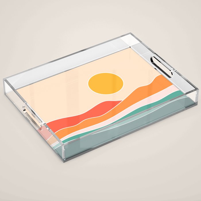 Abstract Landscape 23A Acrylic Tray Gallery Image 1