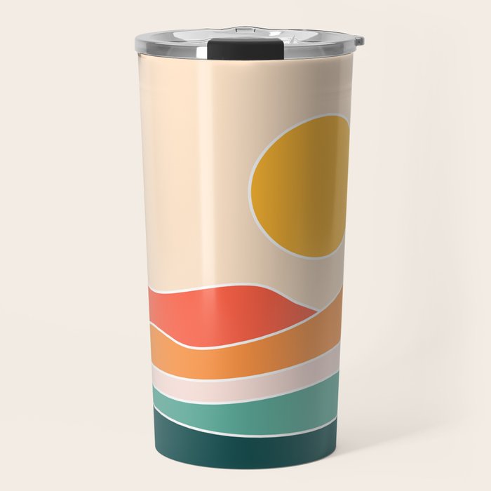 Abstract Landscape 23A Travel Mug Gallery Image 1