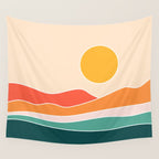 Abstract Landscape 23A Wall Tapestry Gallery Image 4