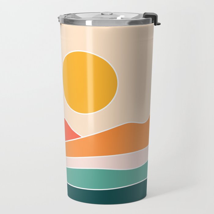 Abstract Landscape 23A Travel Mug Gallery Image 2