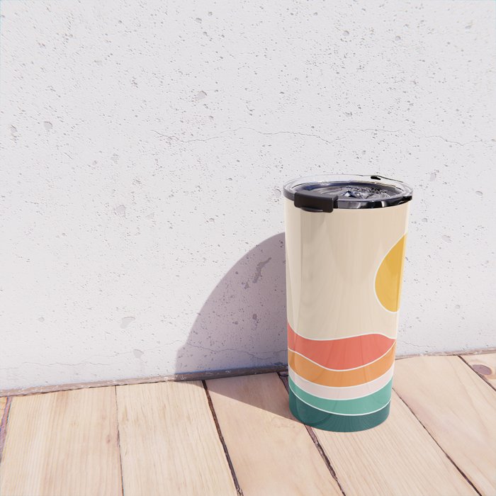 Abstract Landscape 23A Travel Mug Gallery Image 4