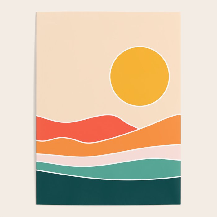 Abstract Landscape 23A Poster Gallery Image 1