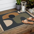 Abstract Minimal Shapes 76 Outdoor Rug Gallery Image 2