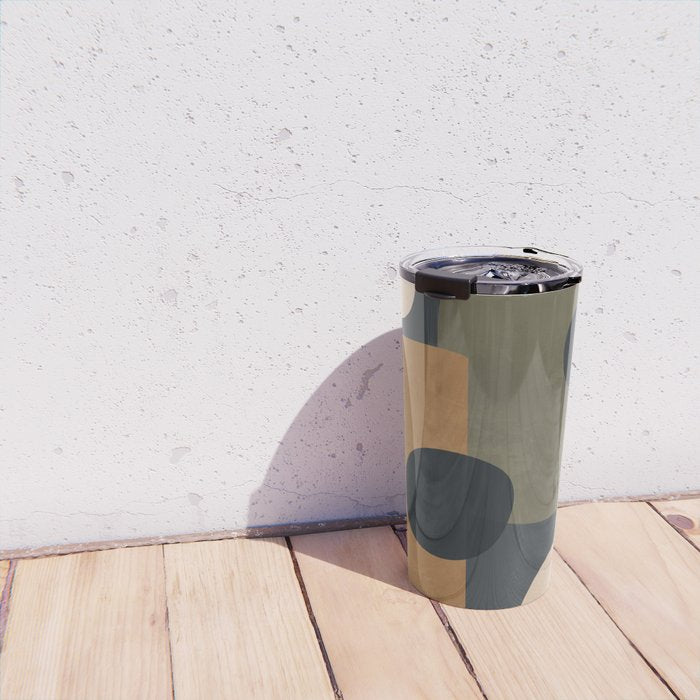 Abstract Minimal Shapes 76 Travel Mug Gallery Image 4