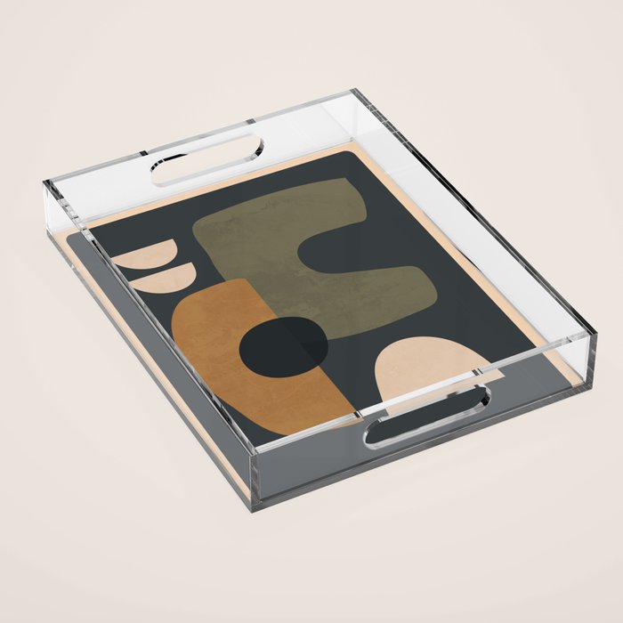 Abstract Minimal Shapes 76 Acrylic Tray Gallery Image 1