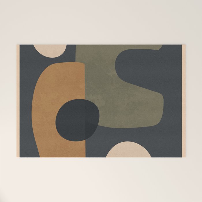 Abstract Minimal Shapes 76 Welcome Mat Gallery Image 1