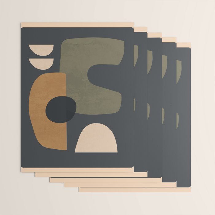 Abstract Minimal Shapes 76 Wrapping Paper Gallery Image 3