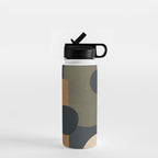 Abstract Minimal Shapes 76 Water Bottle Gallery Image 1