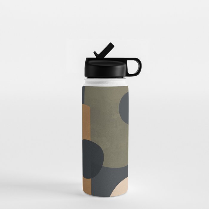 Abstract Minimal Shapes 76 Water Bottle Gallery Image 1