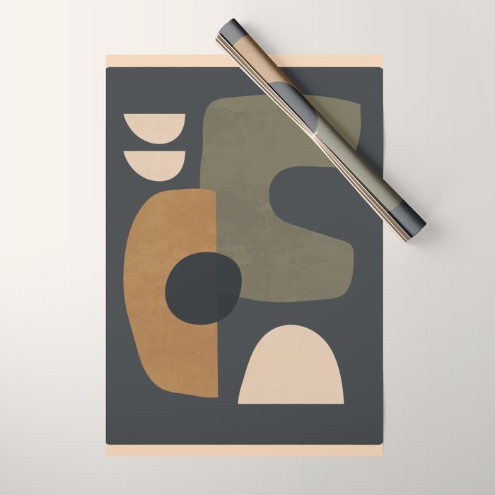 Abstract Minimal Shapes 76 Wrapping Paper Gallery Image 1